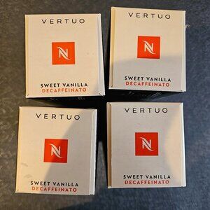 Nespresso VERTUO - Sweet Vanilla DECAF - 4 Boxes NEW